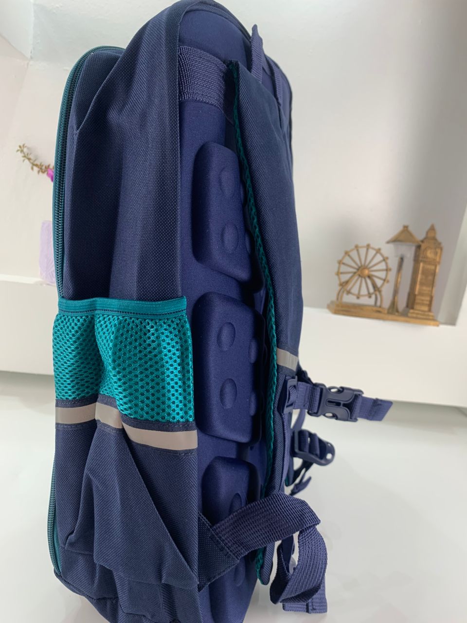 Sac à Dos Enfant pour École primaire de Haute Qualité Bleu et Vert – حقيبة ظهر مدرسية للأطفال أزرق وأخضر