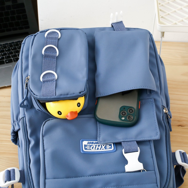 Sacs à dos d’école Style Décontracté XHD Bleu – حقيبة ظهر مدرسية أزرق