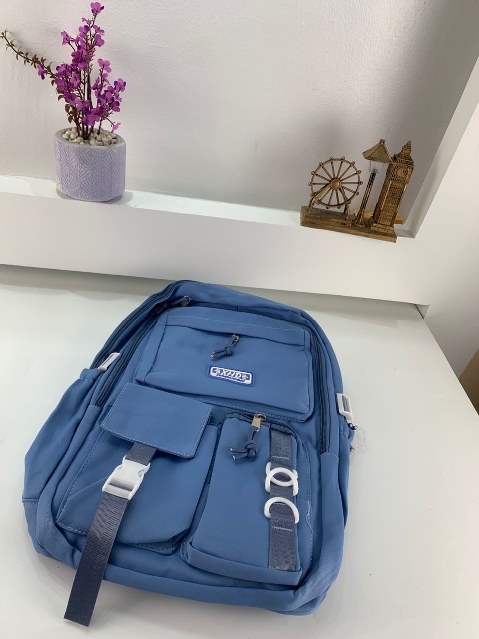 Sacs à dos d’école Style Décontracté XHD Bleu – حقيبة ظهر مدرسية أزرق