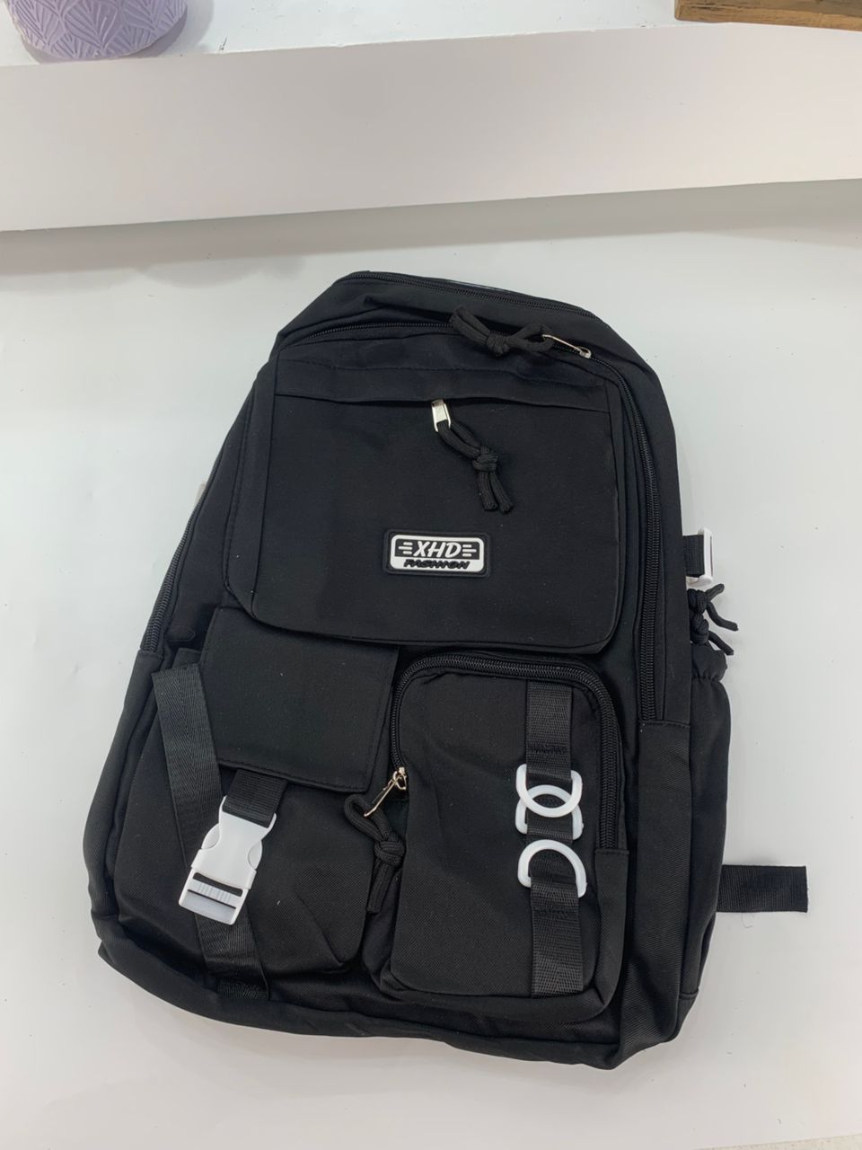Sacs à dos d’école Style Décontracté XHD Noir – حقيبة ظهر مدرسية أسود