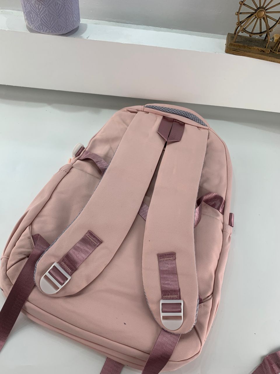 Sacs à dos d’école Style Décontracté XHD Rose – حقيبة ظهر مدرسية وردي