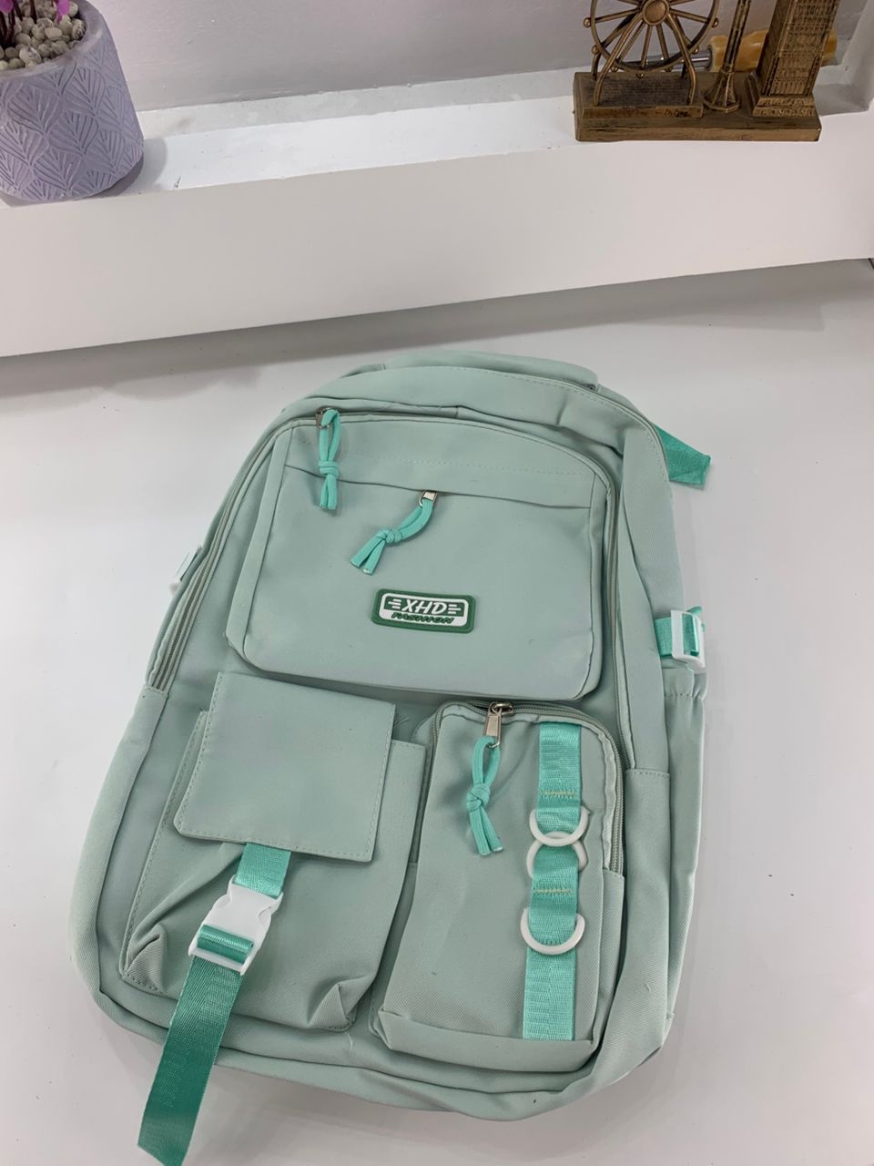 Sacs à dos d’école Style Décontracté XHD Vert- حقيبة ظهر مدرسية أخضر