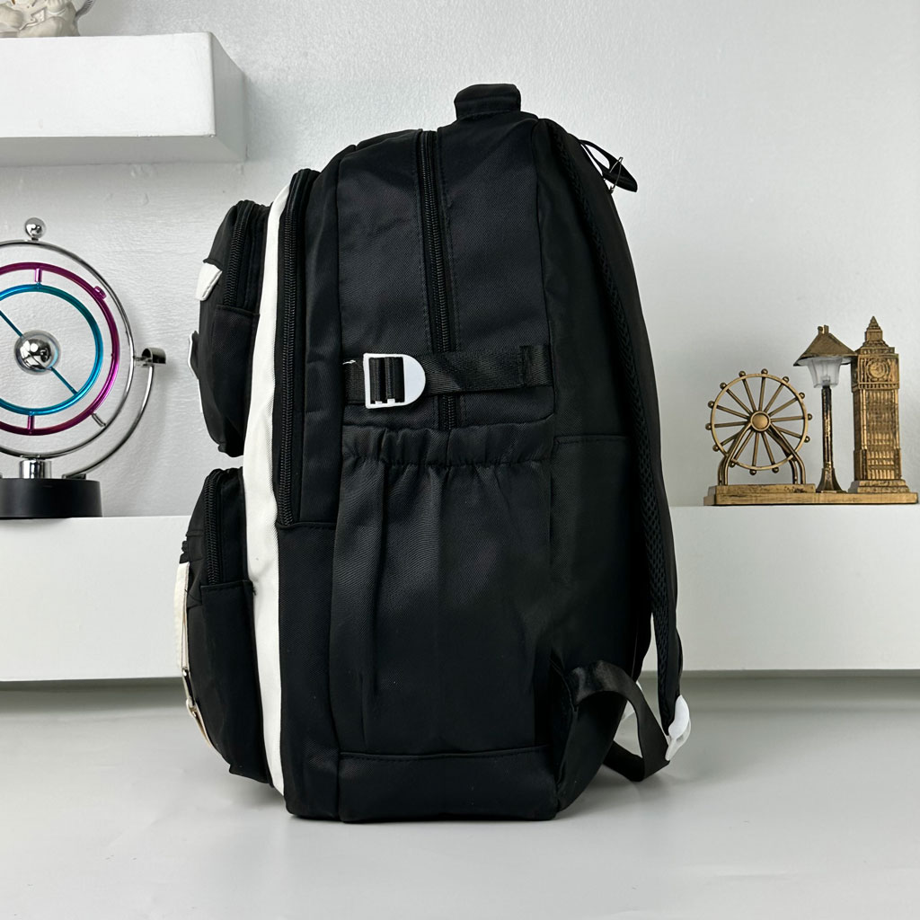 Sacs à dos d’école Style Décontracté Milkshake Noir – حقيبة ظهر مدرسية أسود