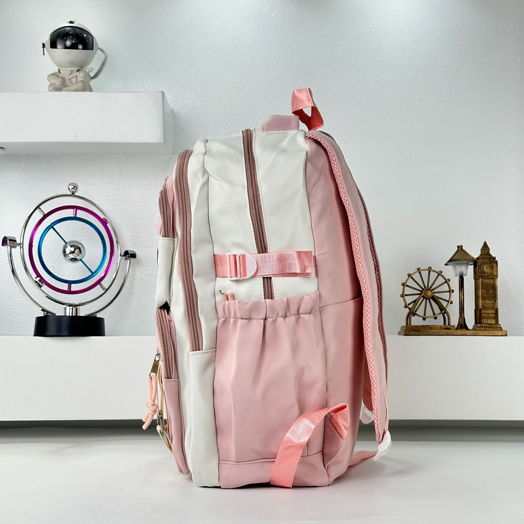 Sacs à dos d’école Style Décontracté Milkshake Rose – حقيبة ظهر مدرسية وردي