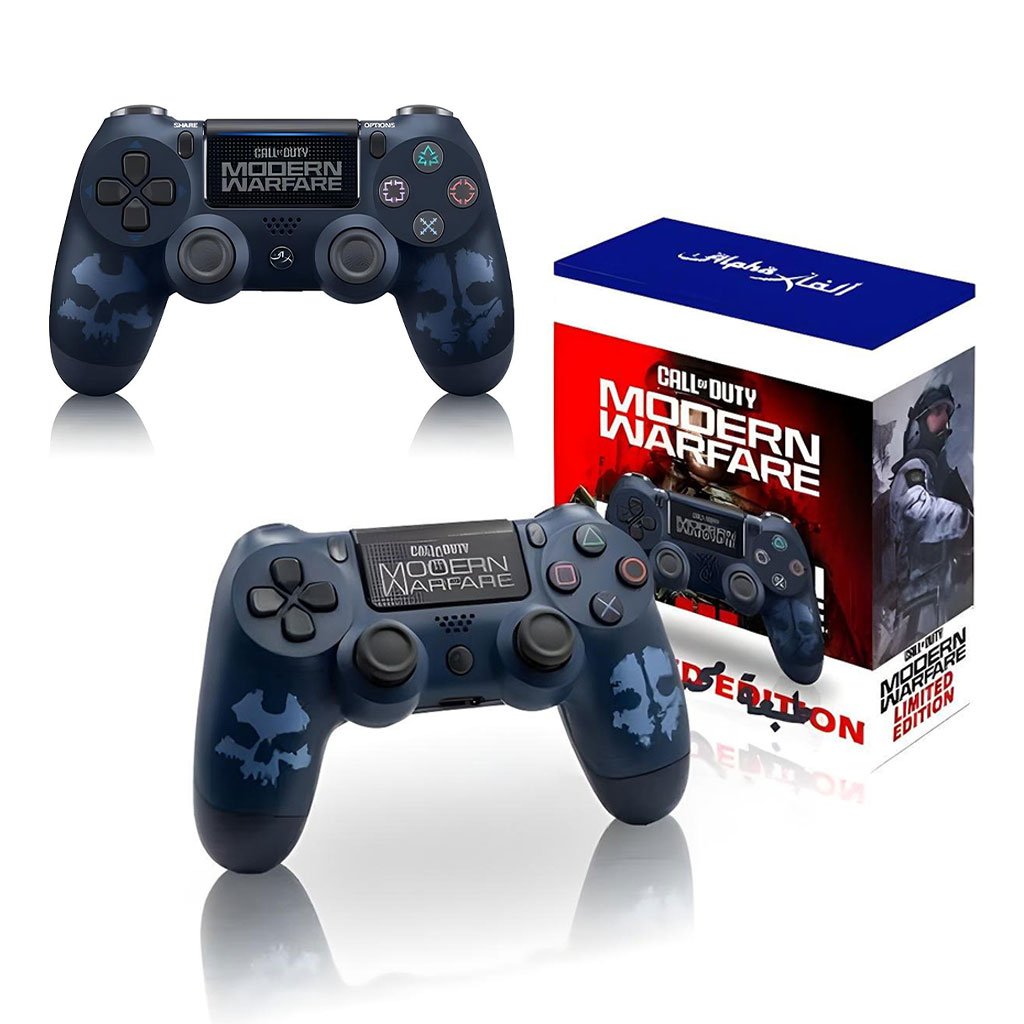 وحدة تحكم سوني دوال شوك لاسلكية لجهاز PS4، نسخة مودرن وارفير (نسخة مقلدة)