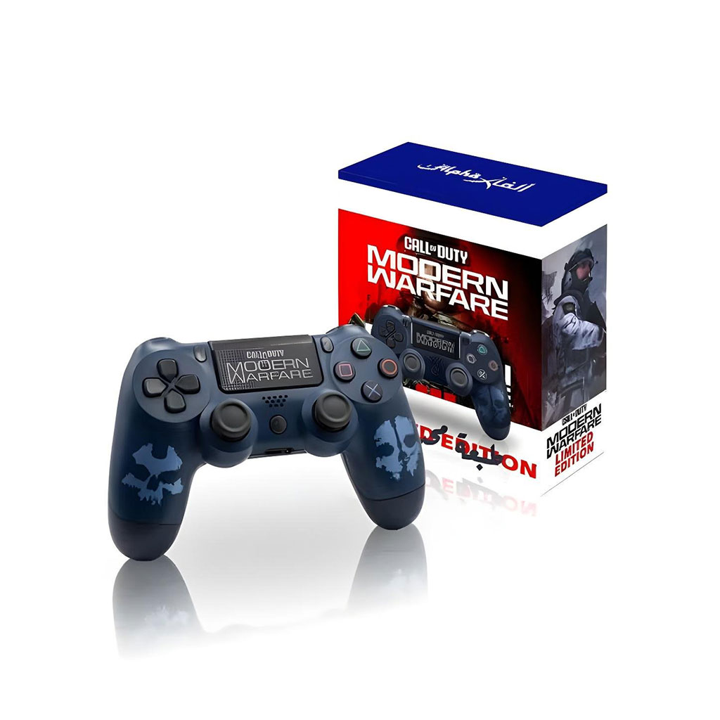 وحدة تحكم سوني دوال شوك لاسلكية لجهاز PS4، نسخة مودرن وارفير (نسخة مقلدة)