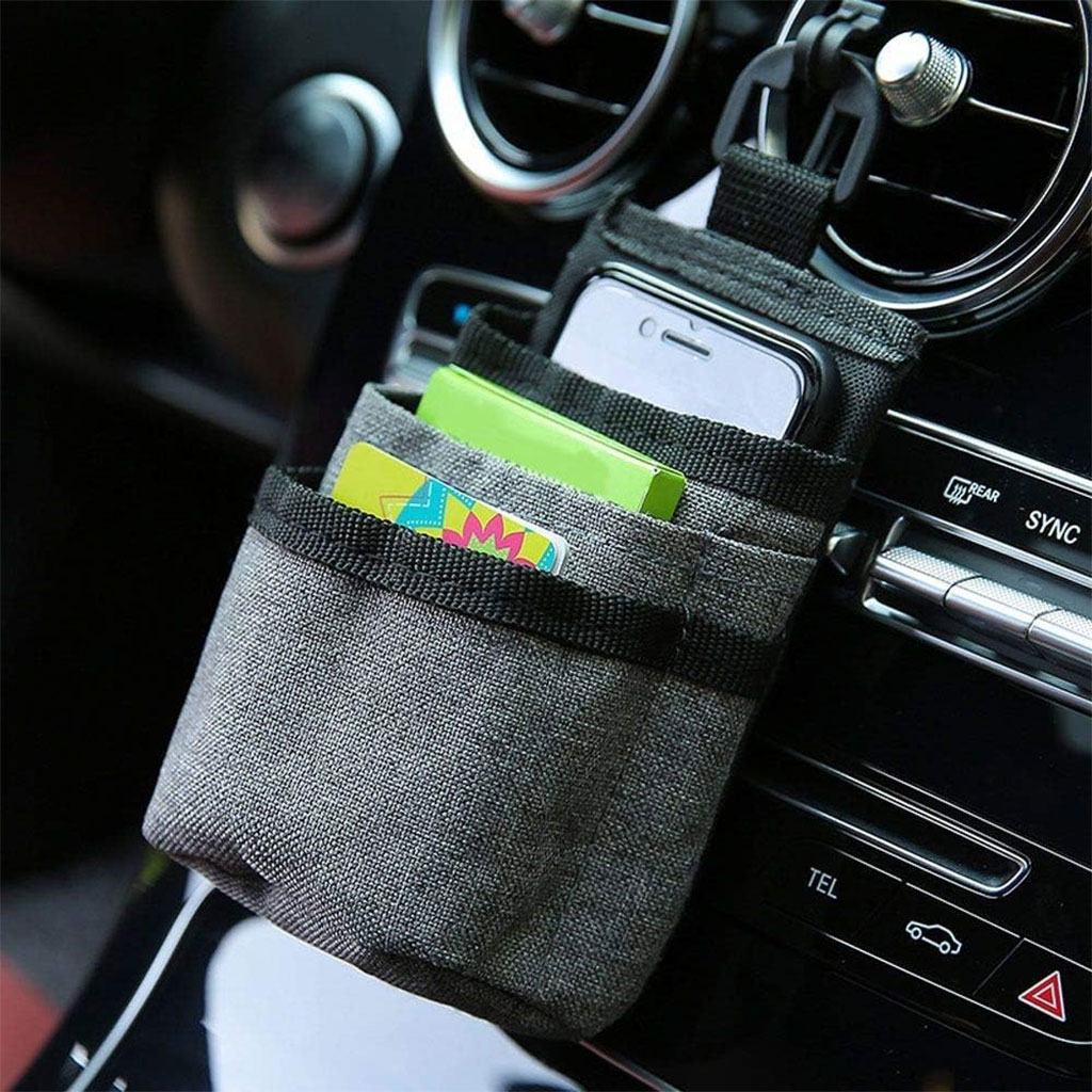 Organiseur de poche pour grille d'aération de voiture