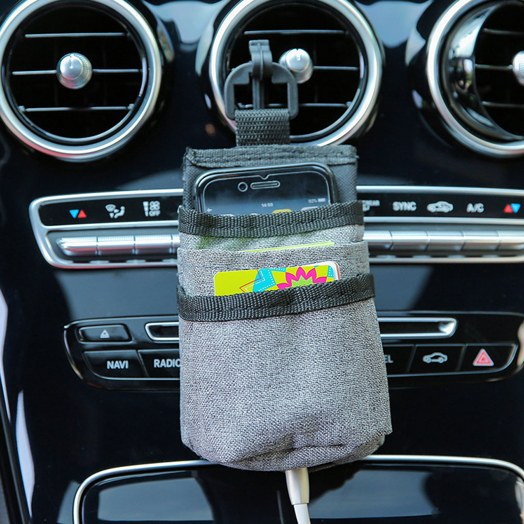 Organiseur de poche pour grille d'aération de voiture
