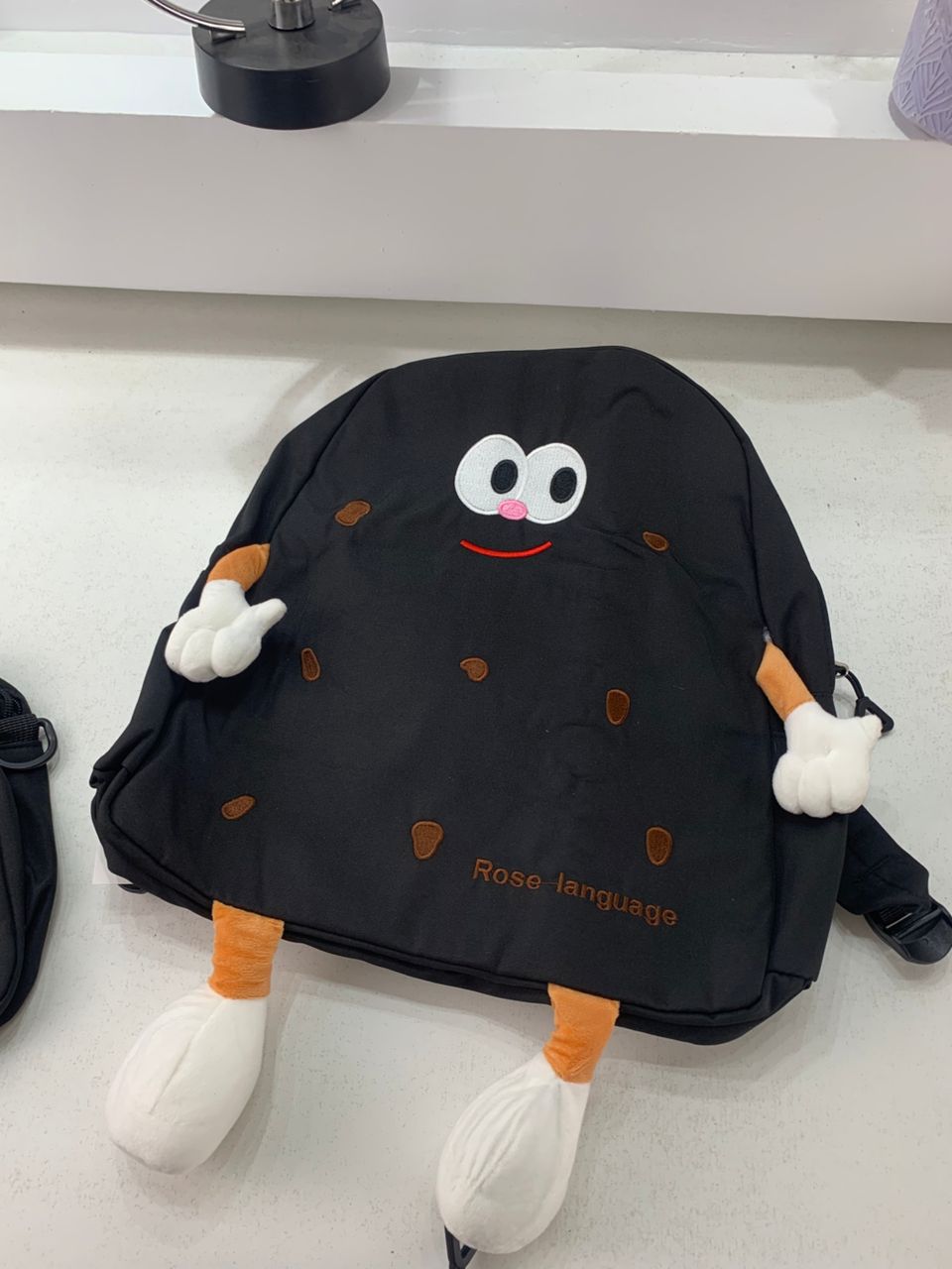 Ensemble de sacs d’école Kawai pour adolescents 3Pcs Language Noir – محفظة 3 قطع كاواي أسود