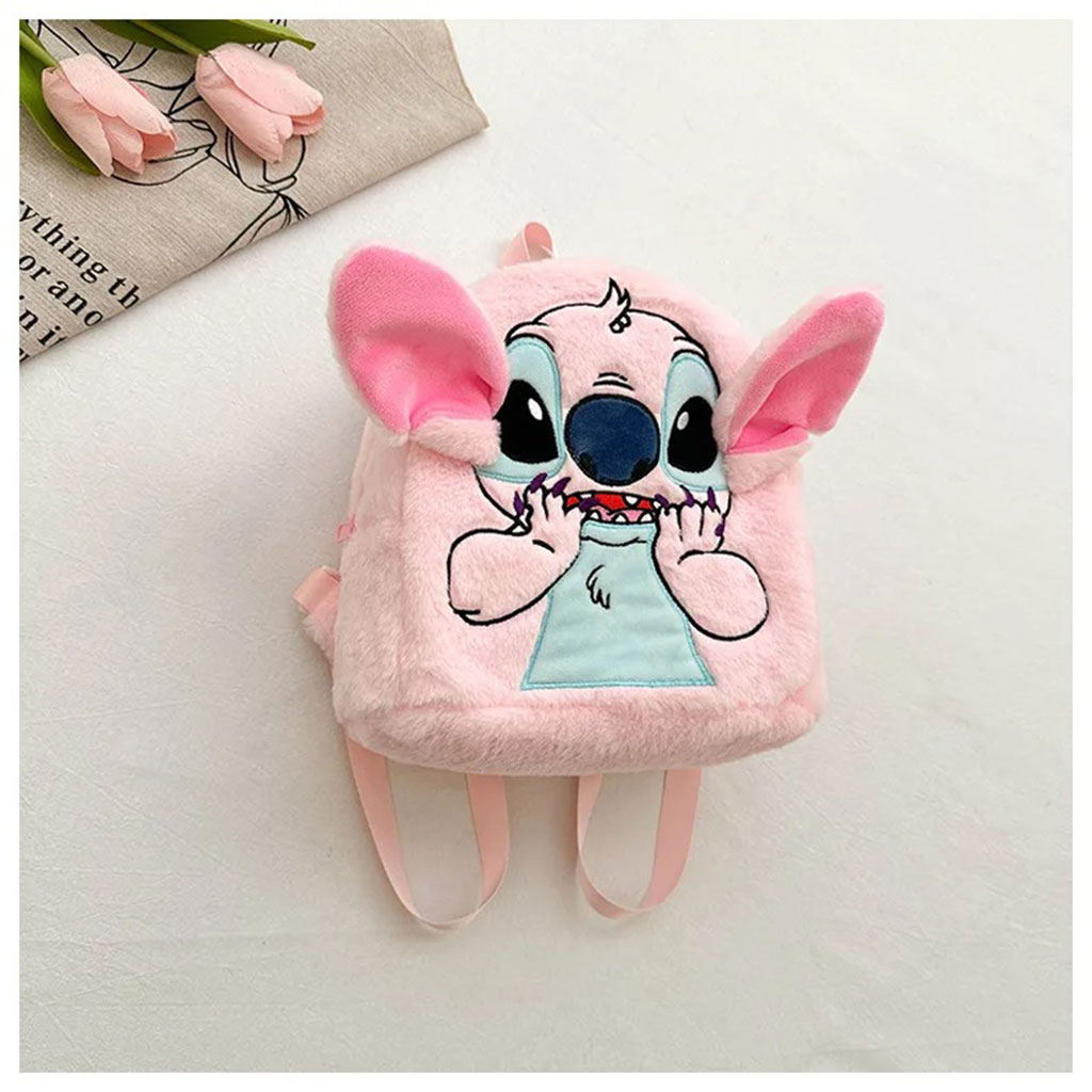 Mini Sac à dos en Peluche Dessin Animé Stitch Kawaii – محفظة ظهر مصغرة