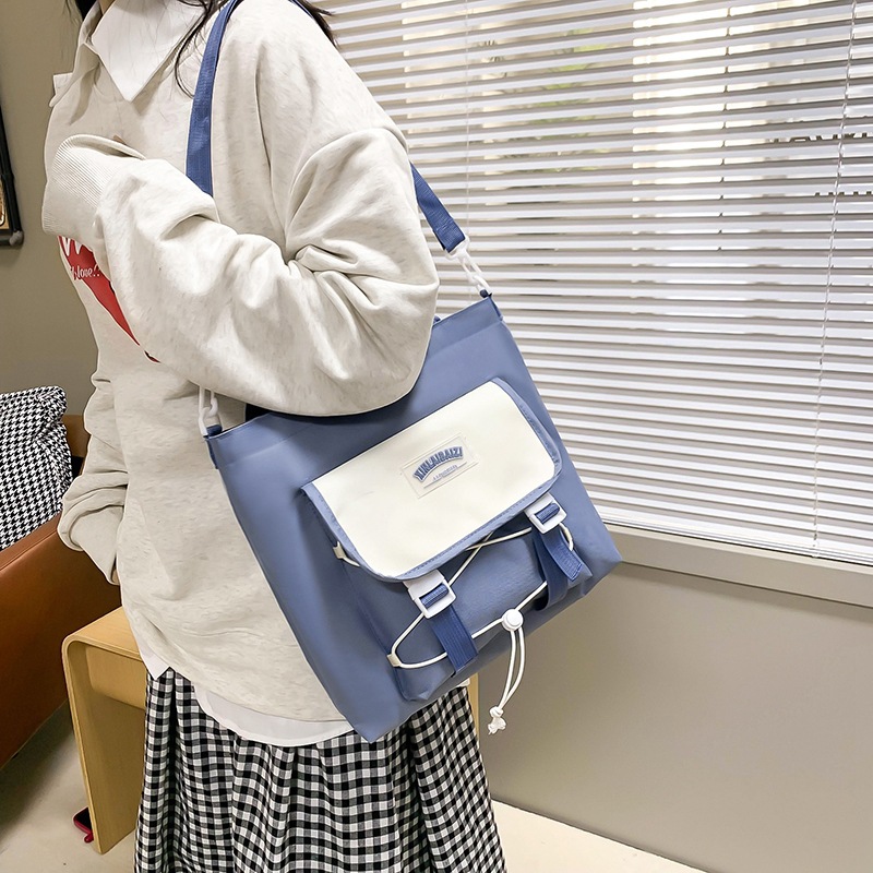 Ensemble de sacs d’école Kawai pour adolescents 4Pcs GUORANCHAO Bleu – محفظة 4 قطع كاواي أزرق