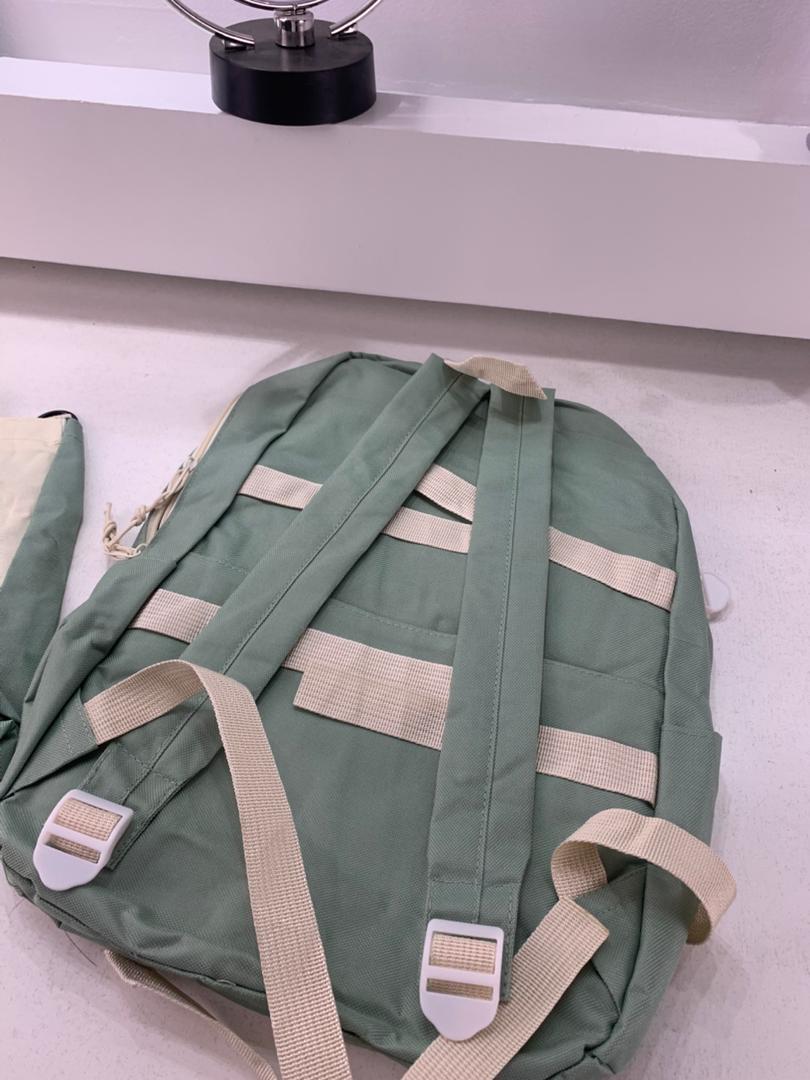 Ensemble de sacs d’école Kawai pour adolescents 5Pcs Xin Pin Shang Vert – محفظة 5 قطع كاواي أخضر