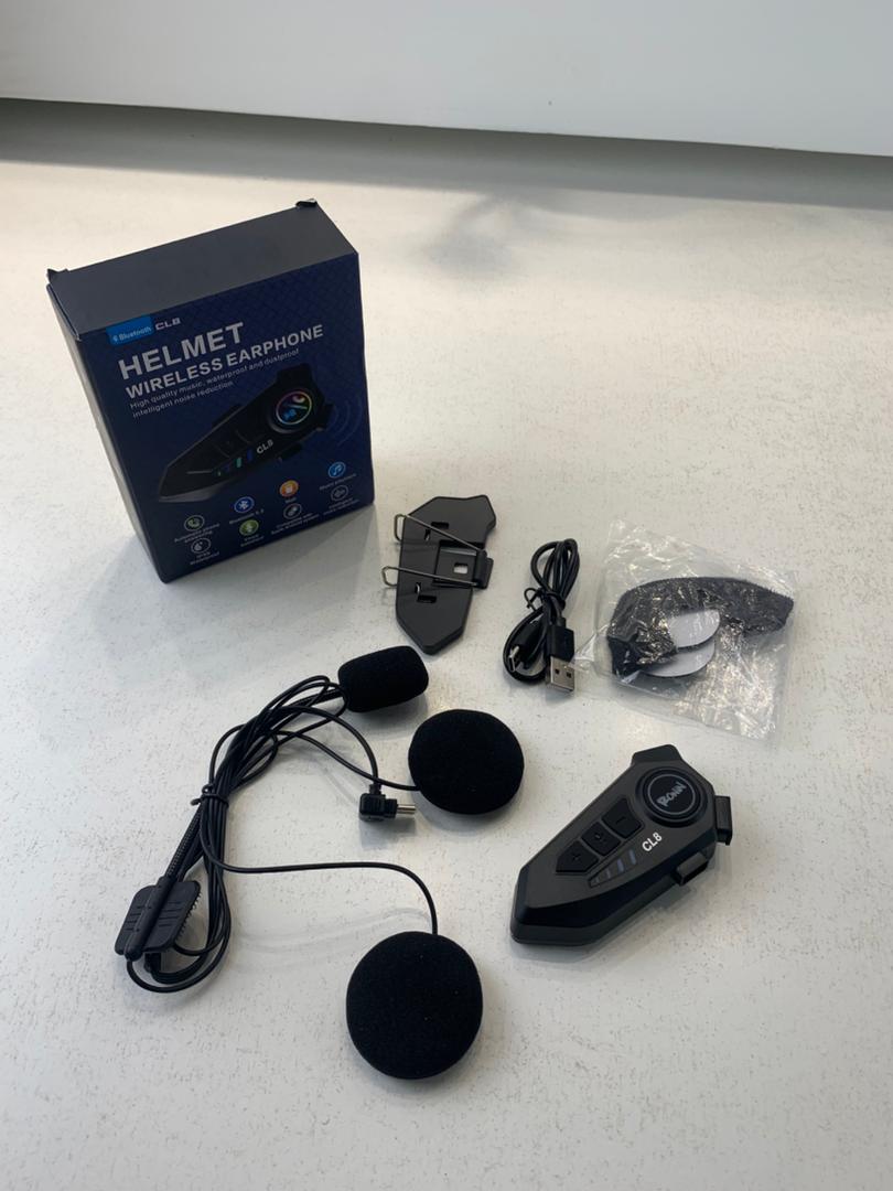 CL8 Wireless Motorcycle Helmet Microphone Bluetooth 5.3