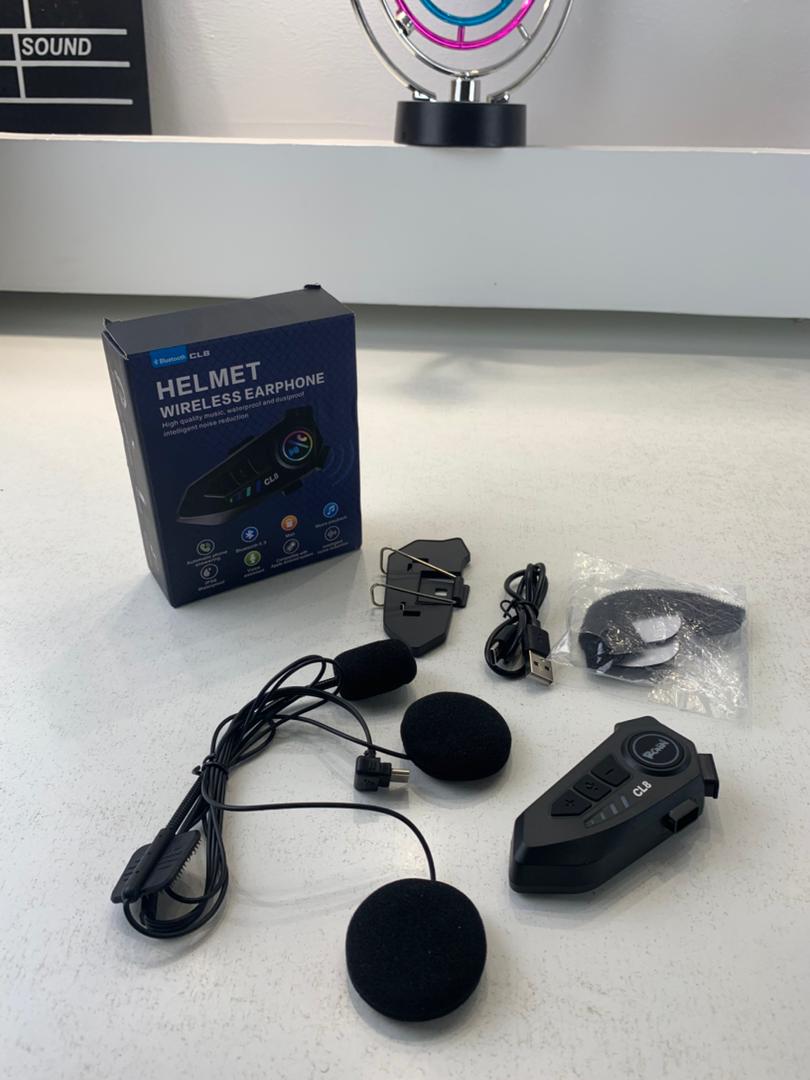 CL8 Wireless Motorcycle Helmet Microphone Bluetooth 5.3