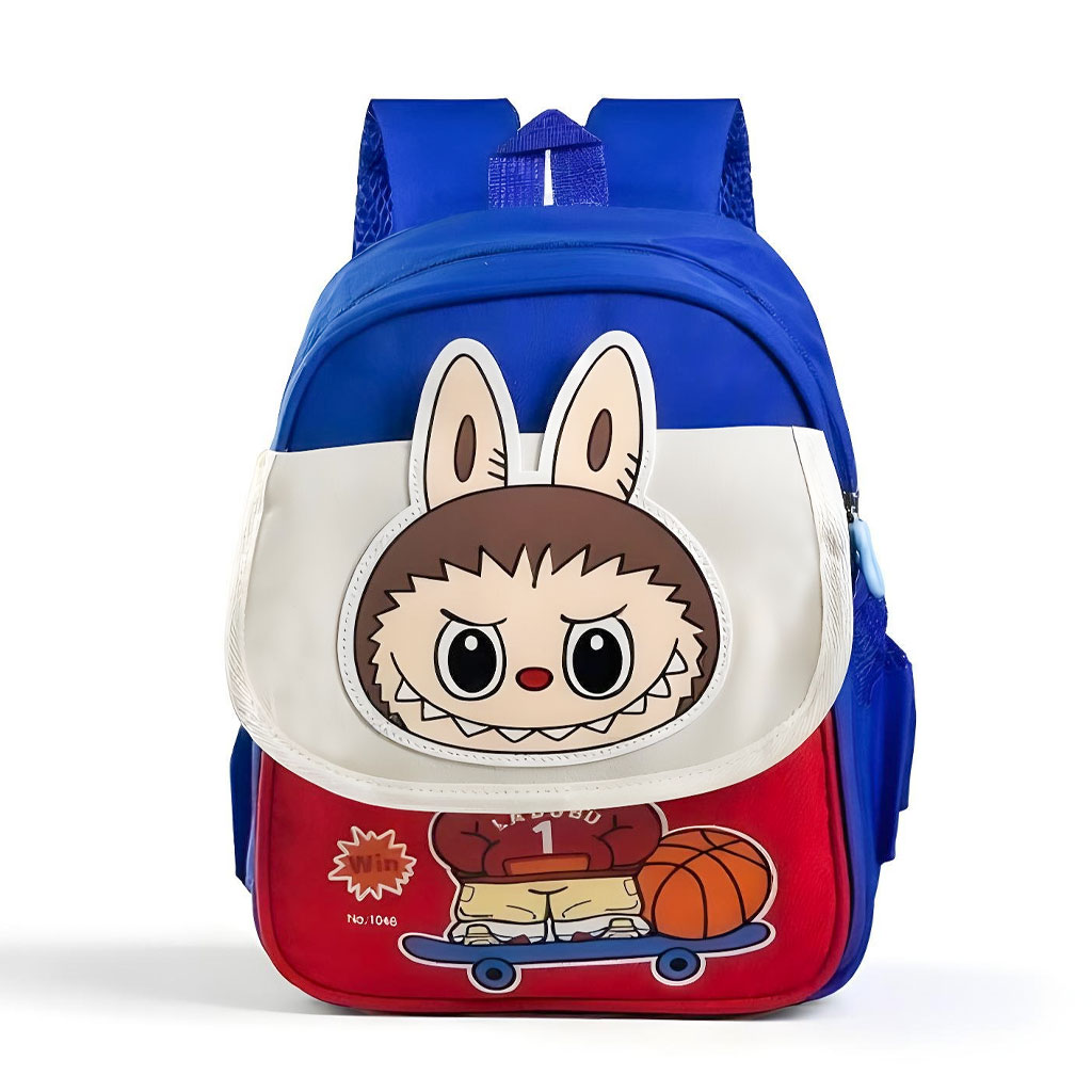 Sac à dos Enfants Design Personnage Labubu Bleu – حقيبة أطفال لابوبو أزرق