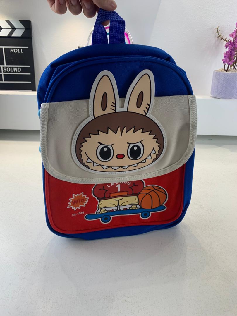 Sac à dos Enfants Design Personnage Labubu Bleu – حقيبة أطفال لابوبو أزرق