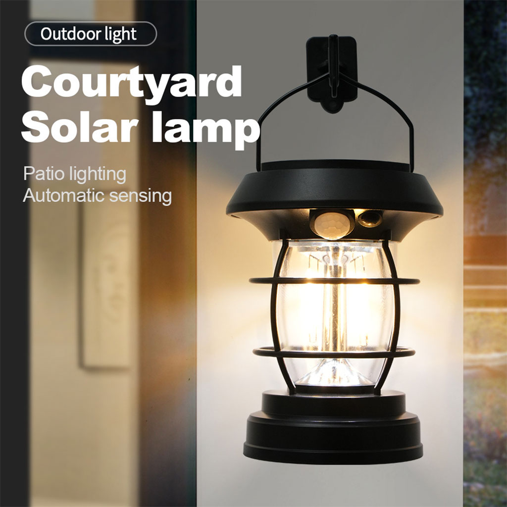 Solar garden lantern with motion sensor JF-8818