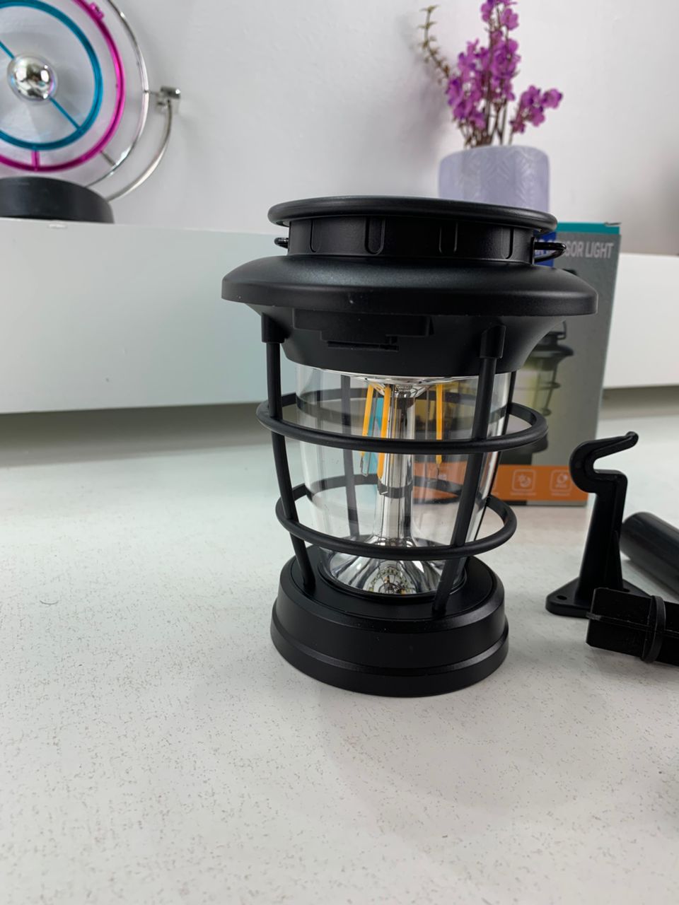 Solar garden lantern with motion sensor JF-8818
