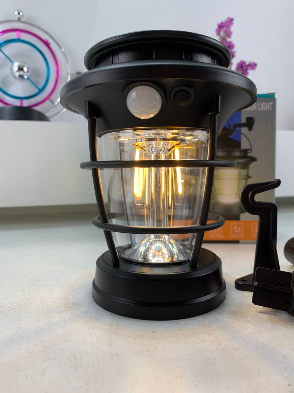Solar garden lantern with motion sensor JF-8818