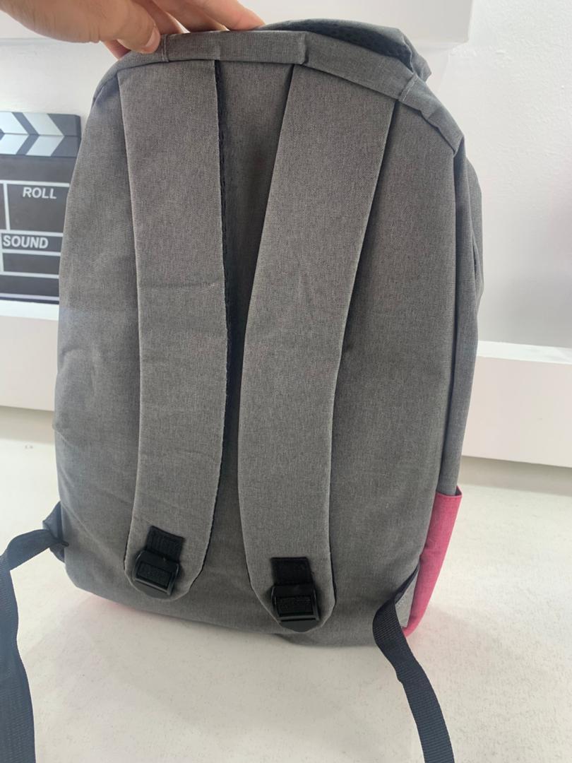Unisex Korean style backpack 127772-2 pink