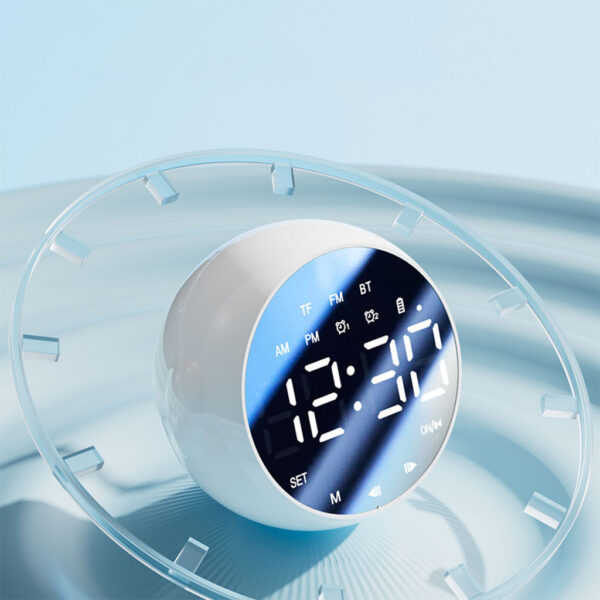 Haut Parleur Bluetooth et Réveil de bureau à LED numérique – مكبر صوت ومنبه إلكتروني