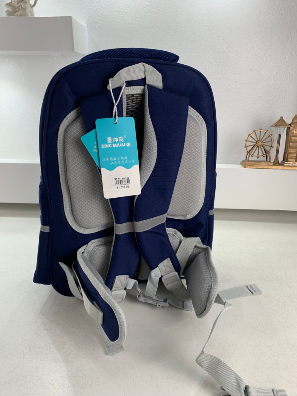 X-SHUAIQI Orthopedic School Backpack for Kids, Sky Blue