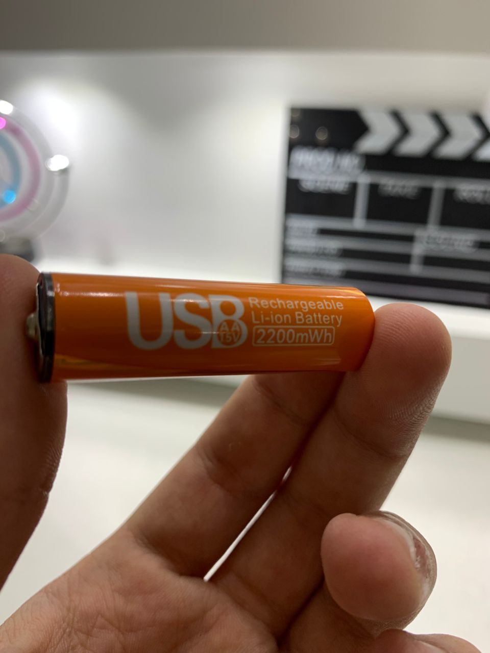 Pack de 4 piles rechargeables USB-C AA 1.5V 2200mAh
