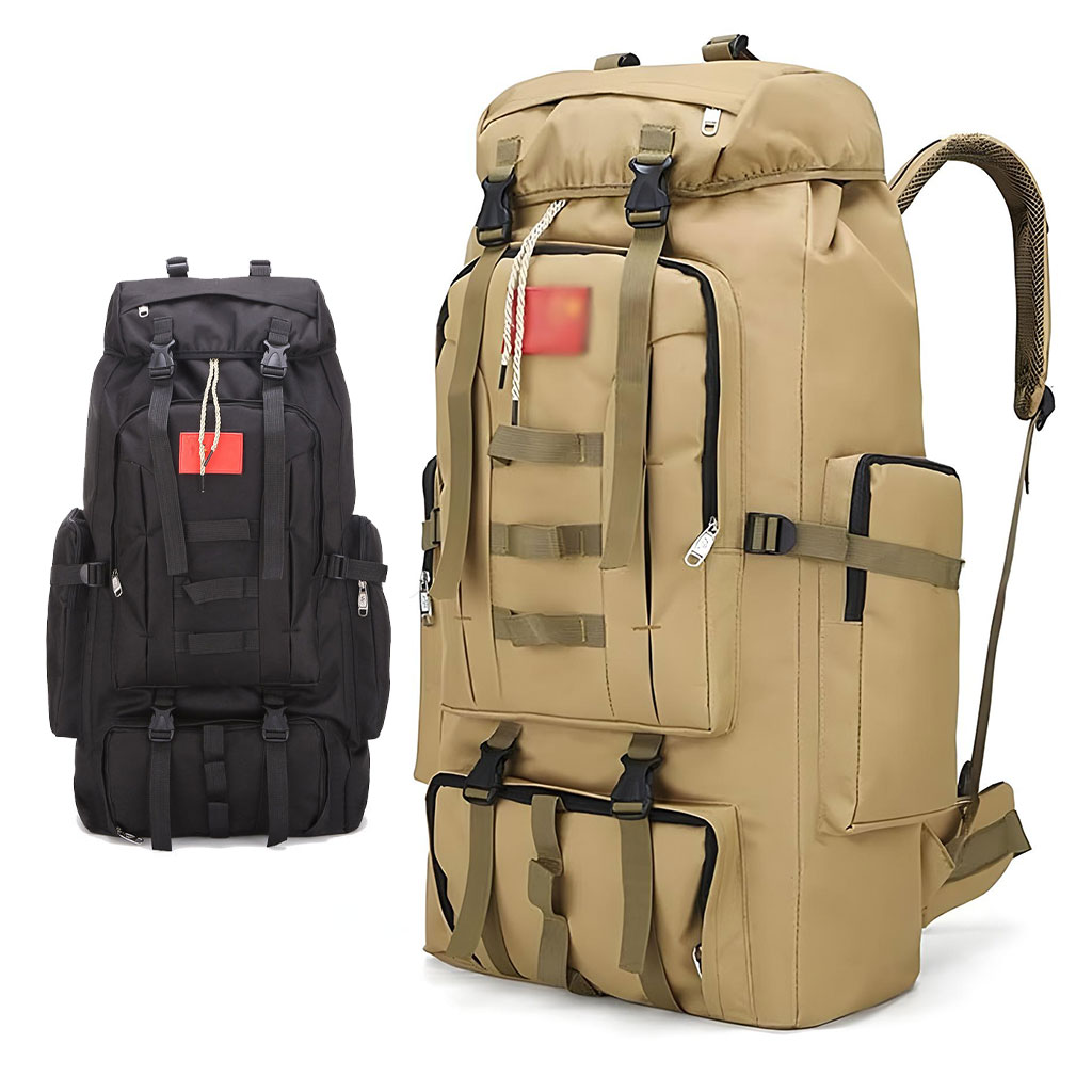 KIDOT 100L Tactical Hiking Backpack SDM08 with Foldable Mattress