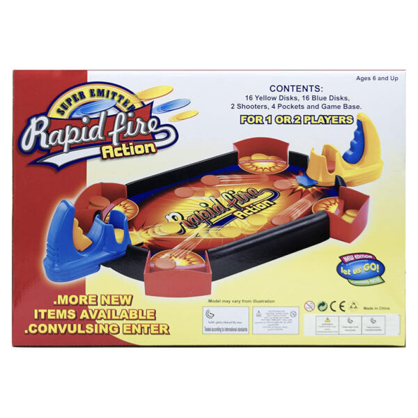 Fast-paced shooting game for 2 players