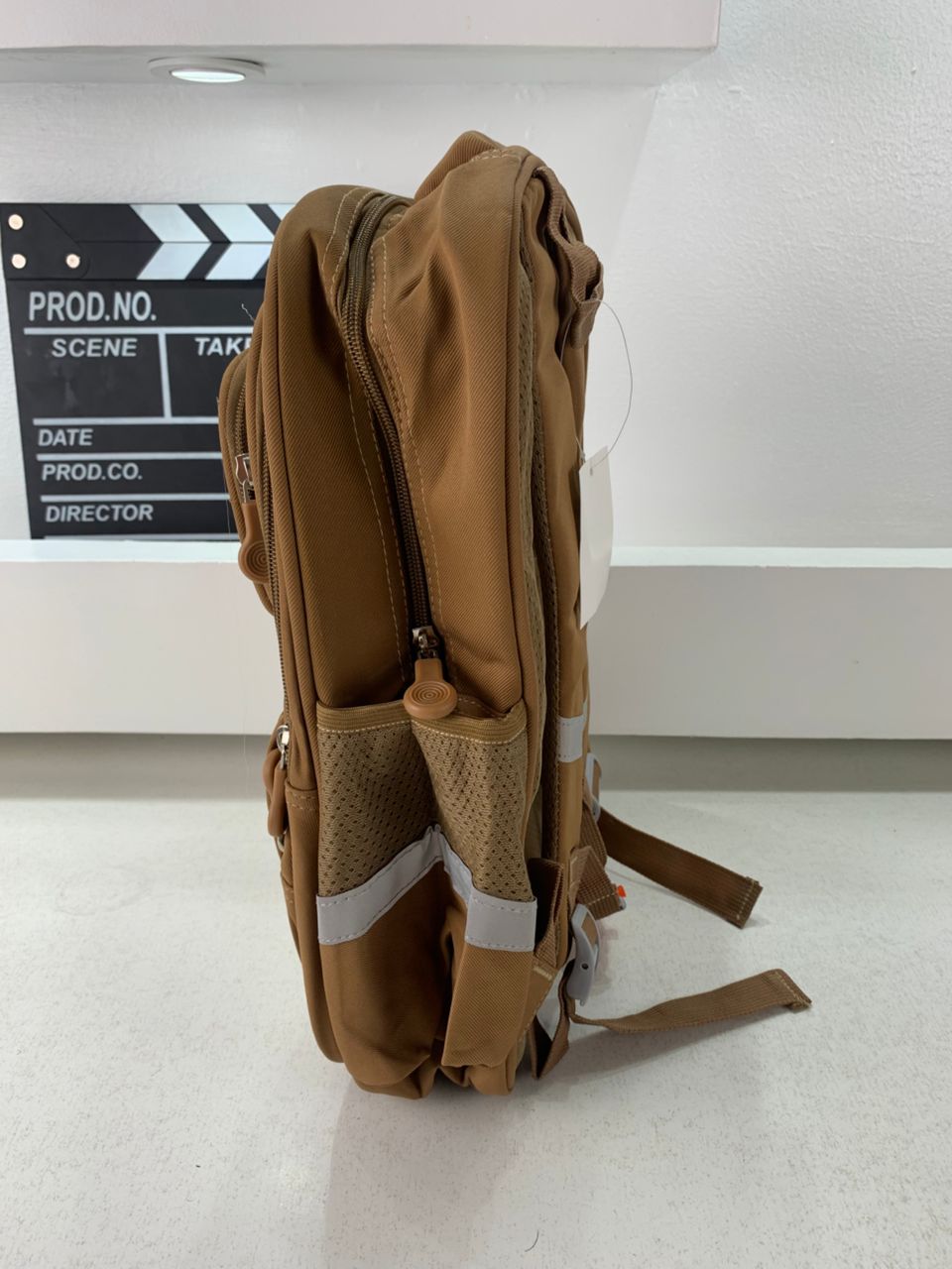 Sac à dos enfant LM-5122 avec peluche, marron