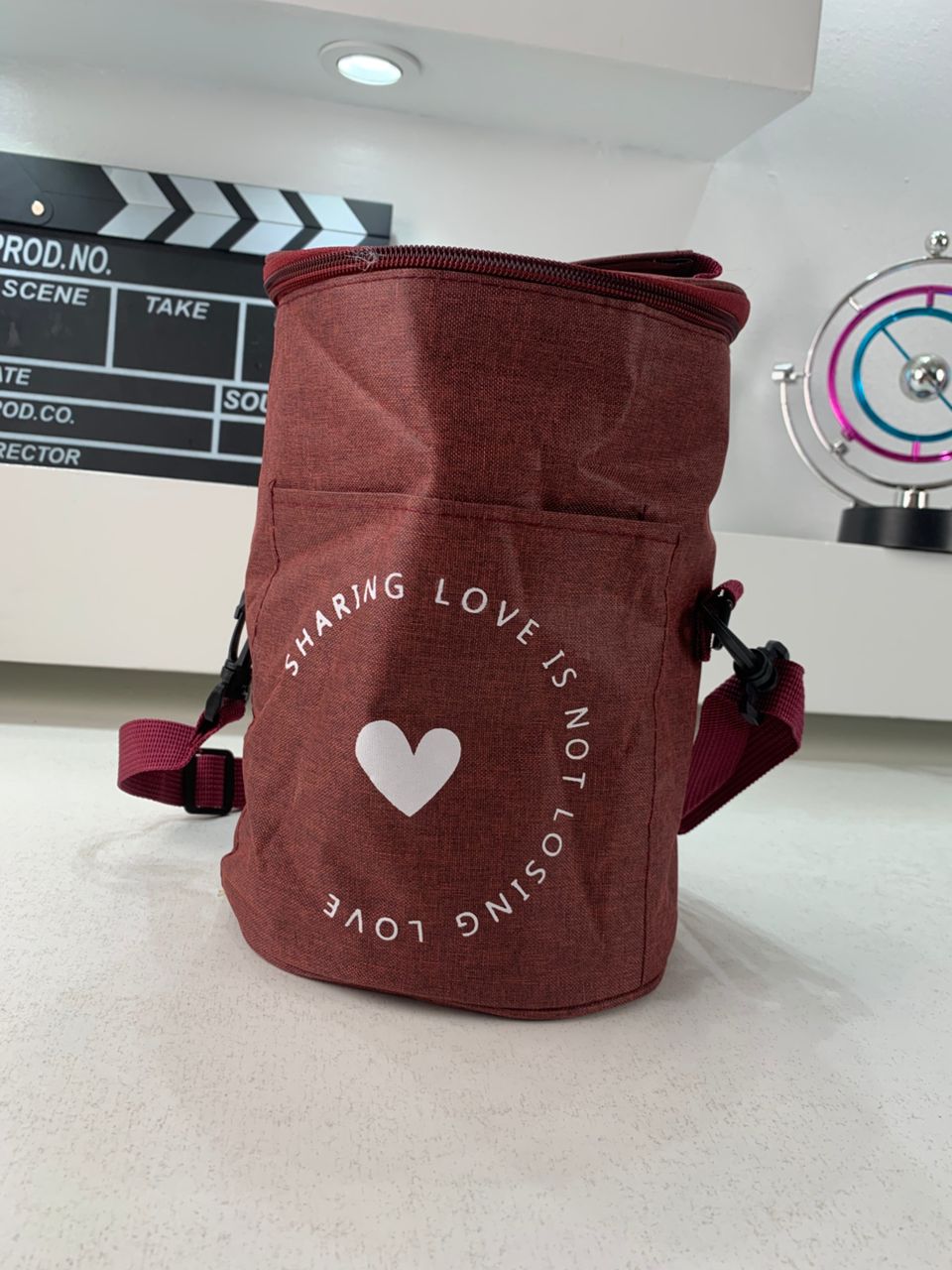Sac à déjeuner isotherme portable avec bandoulière