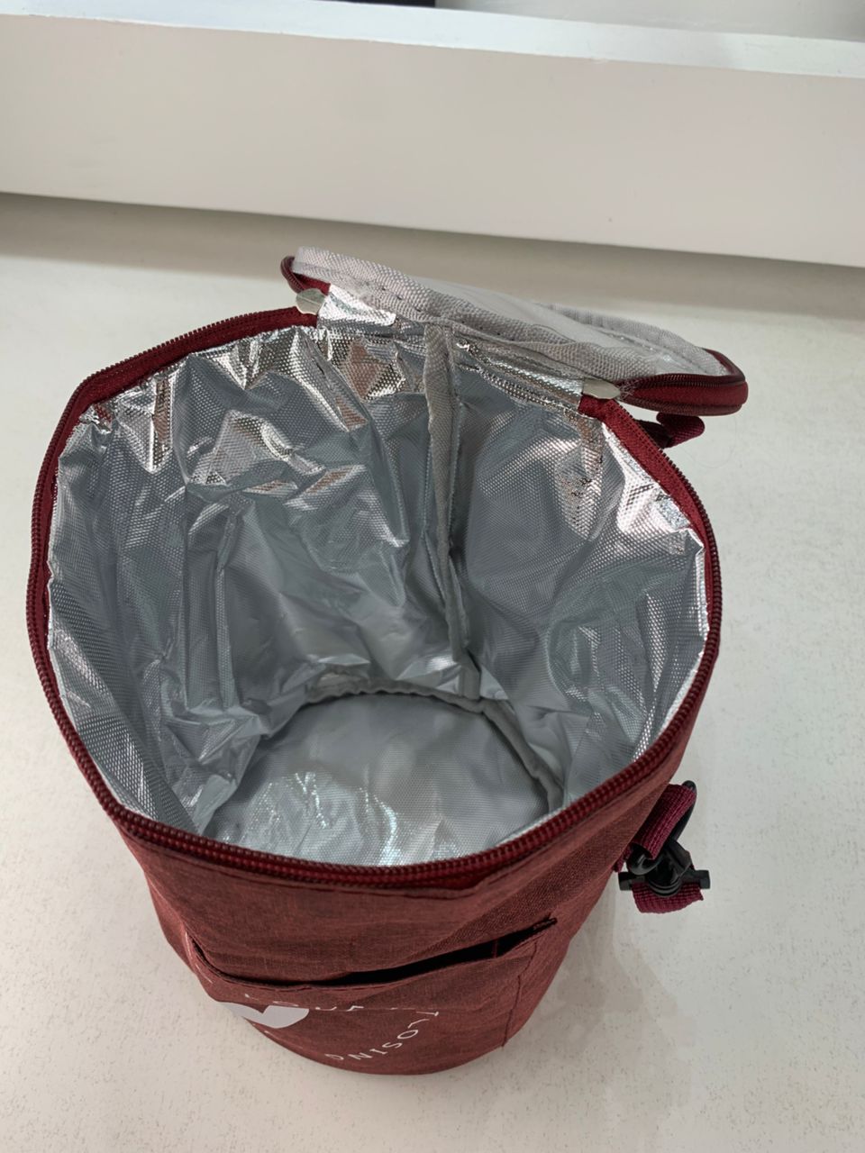 Sac à déjeuner isotherme portable avec bandoulière