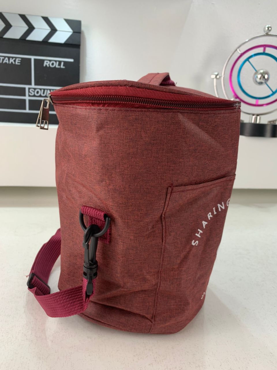 Sac à déjeuner isotherme portable avec bandoulière
