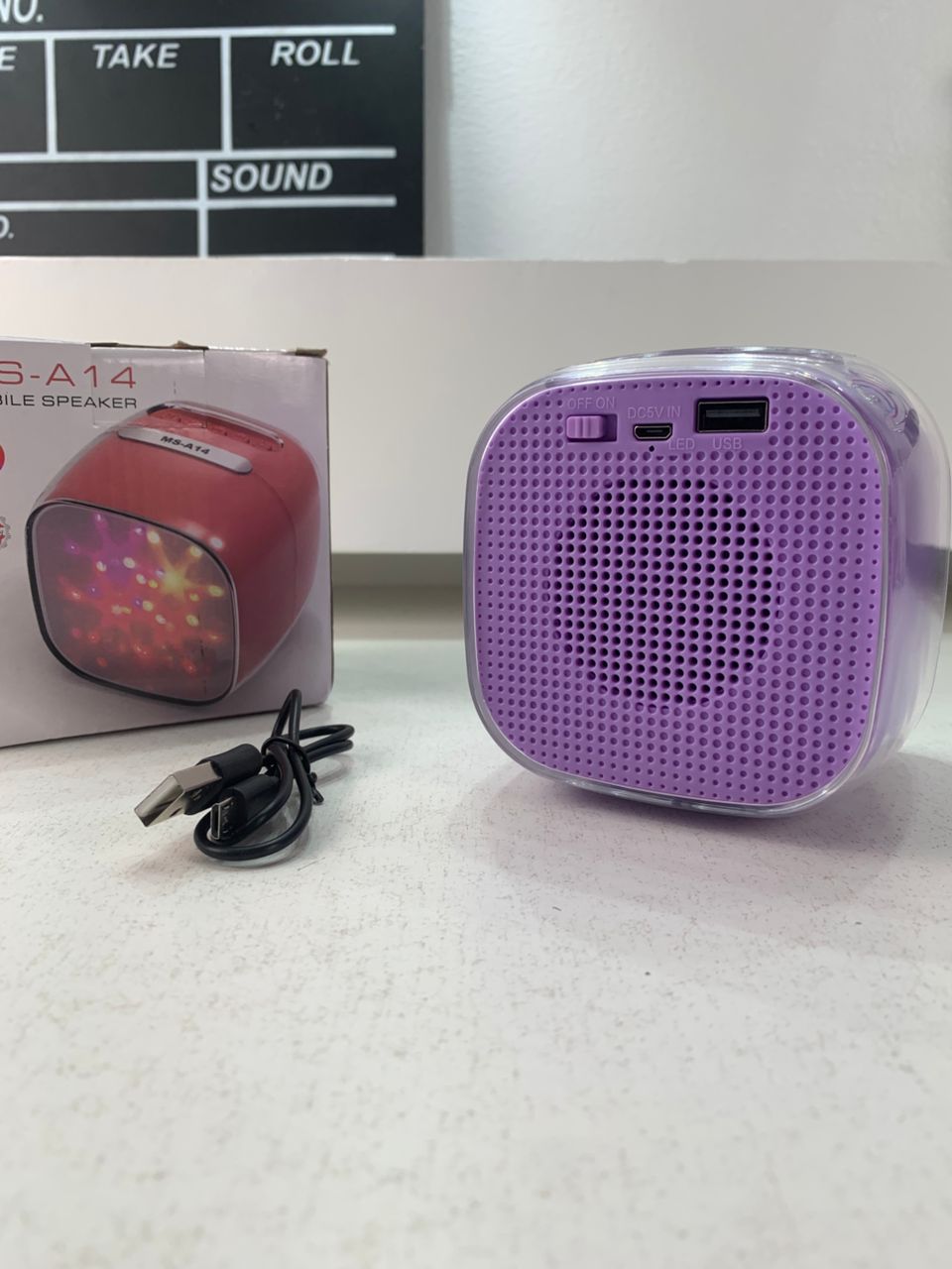 مكبر صوت محمول MS-A14 بإضاءة RGB