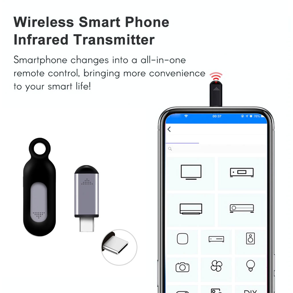Mini télécommande infrarouge universelle intelligente pour smartphone
