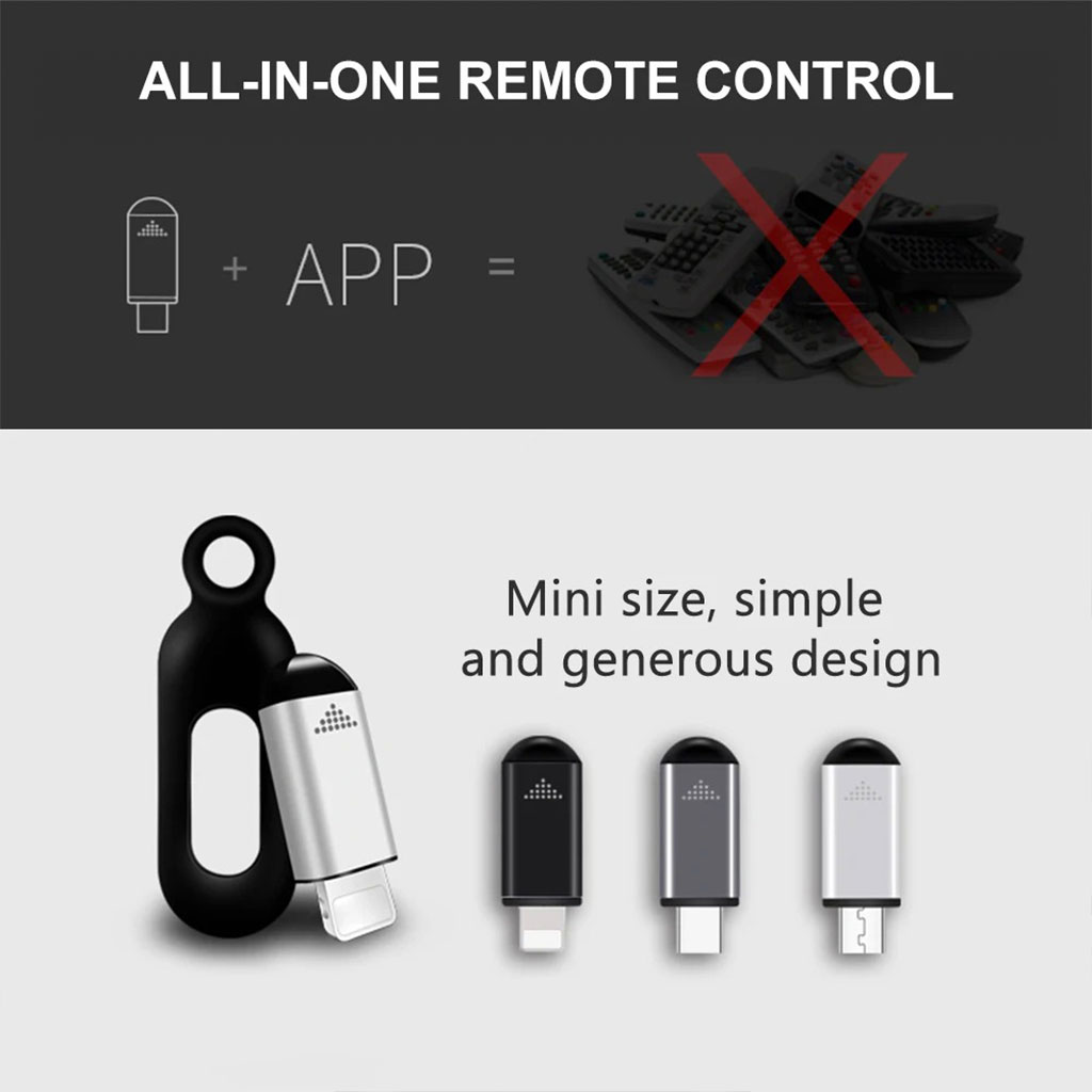 Mini télécommande infrarouge universelle intelligente pour smartphone