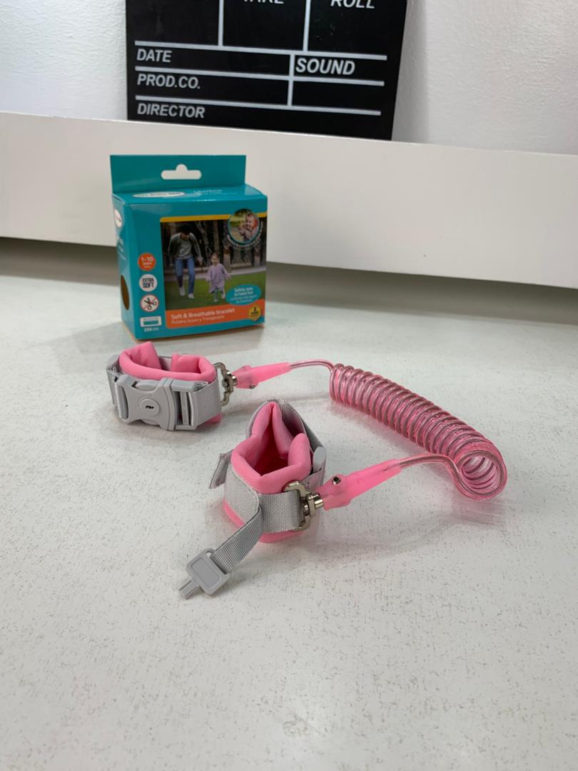 Laisse de sécurité anti-perte rotative pour enfant, 2 mètres, avec verrou