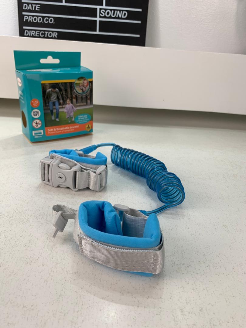 Laisse de sécurité anti-perte rotative pour enfant, 2 mètres, avec verrou