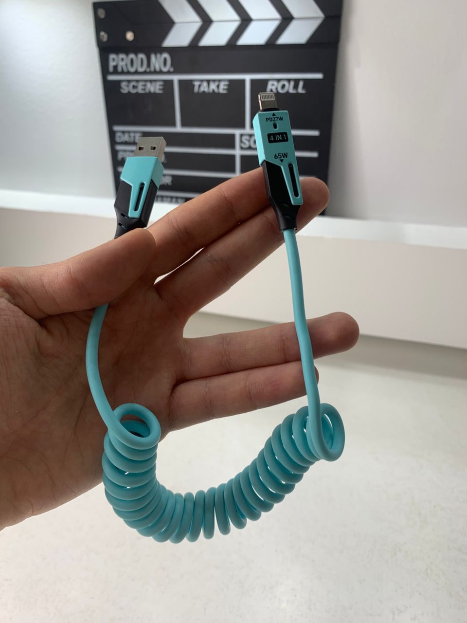 4-in-1 Spring Fast Charging Cable 65W