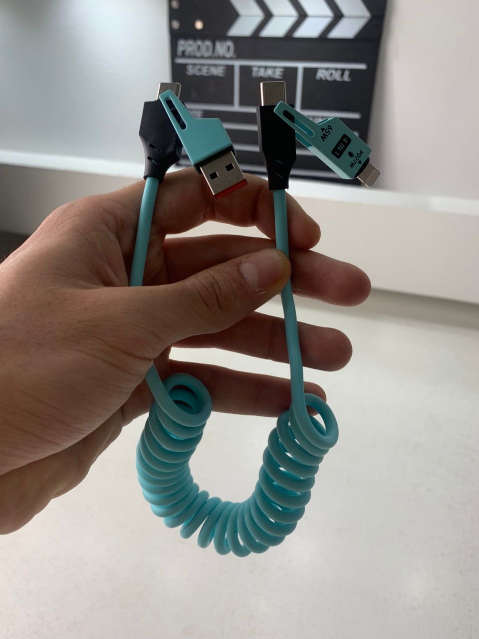 4-in-1 Spring Fast Charging Cable 65W