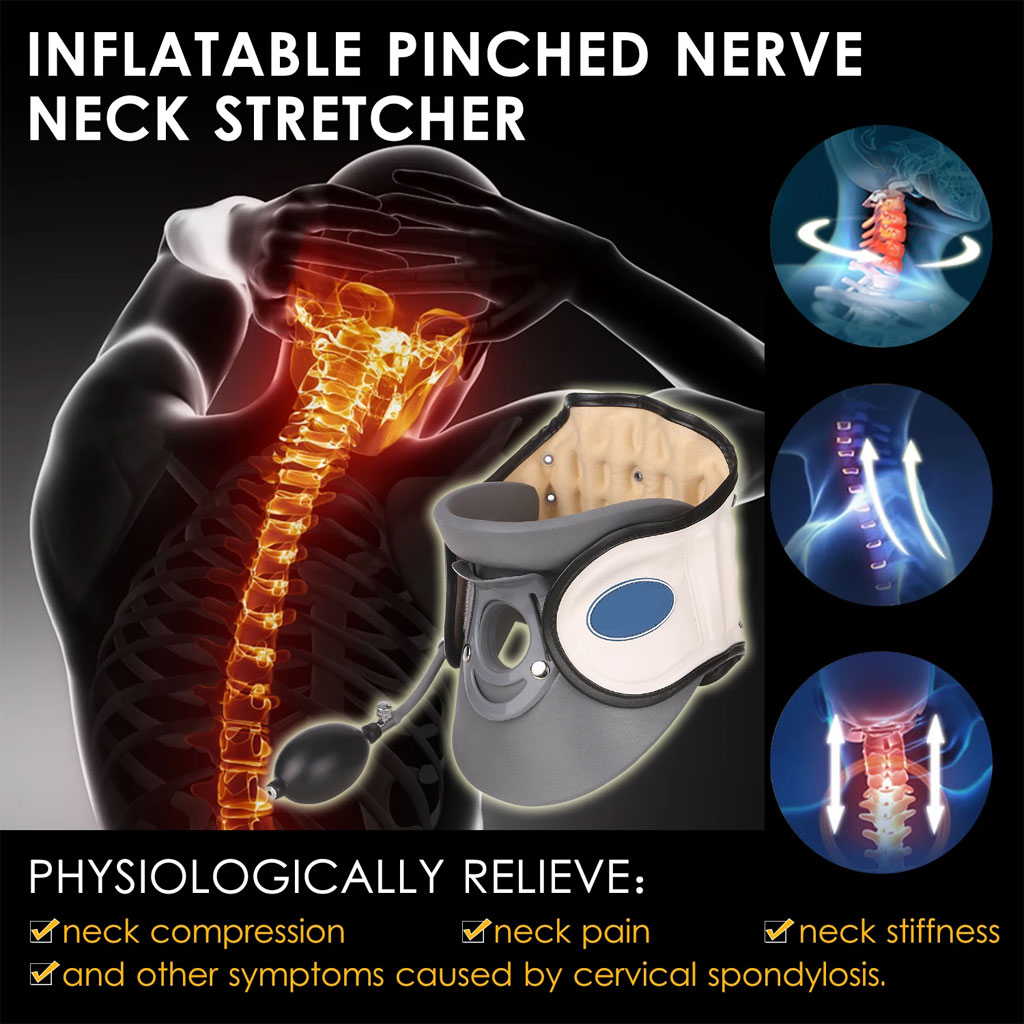 Appareil de traction cervicale gonflable STARICARE avec pompe