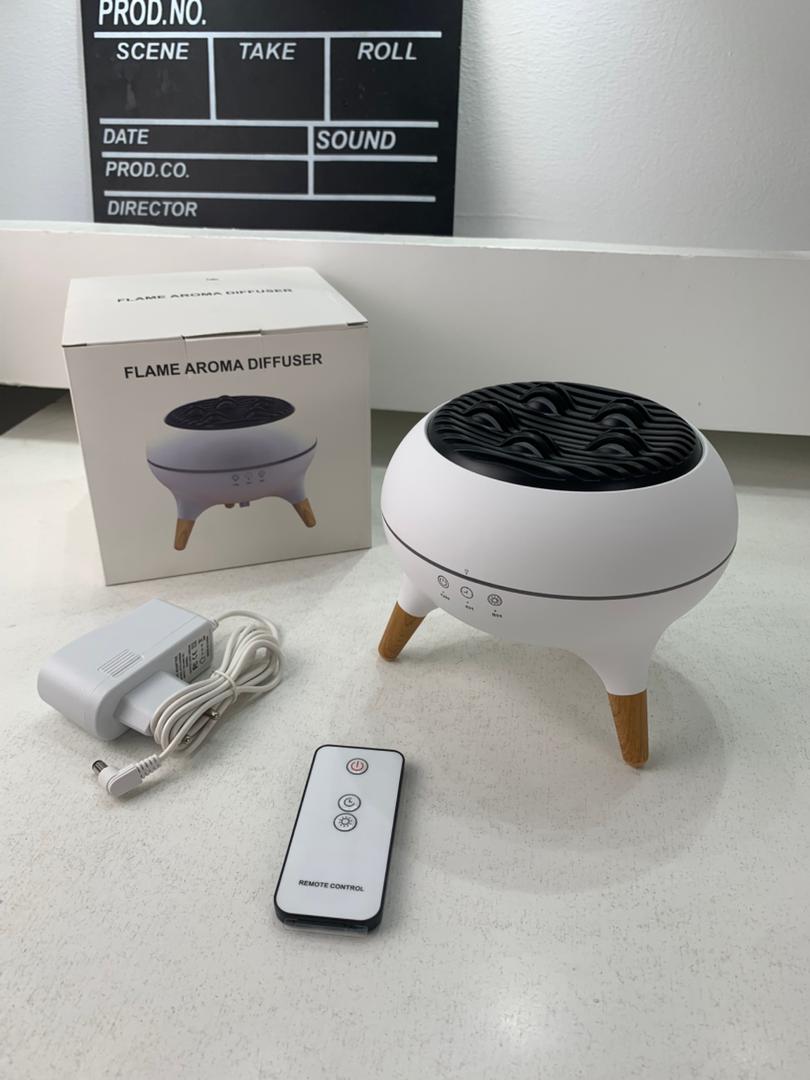 Diffuseur d'huiles essentielles ultrasonique 350 ml avec télécommande et lumières