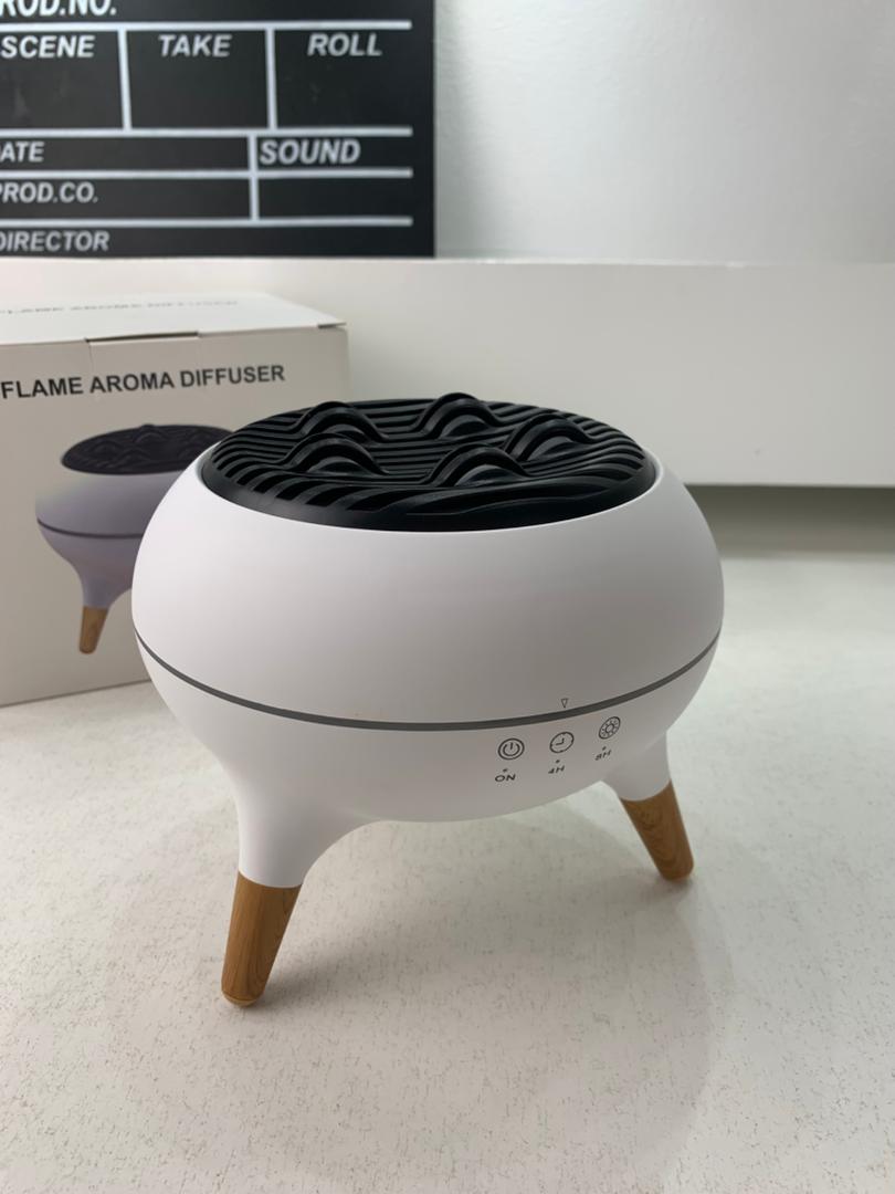 Diffuseur d'huiles essentielles ultrasonique 350 ml avec télécommande et lumières
