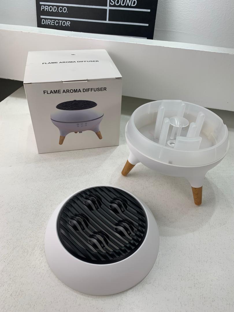 Diffuseur d'huiles essentielles ultrasonique 350 ml avec télécommande et lumières