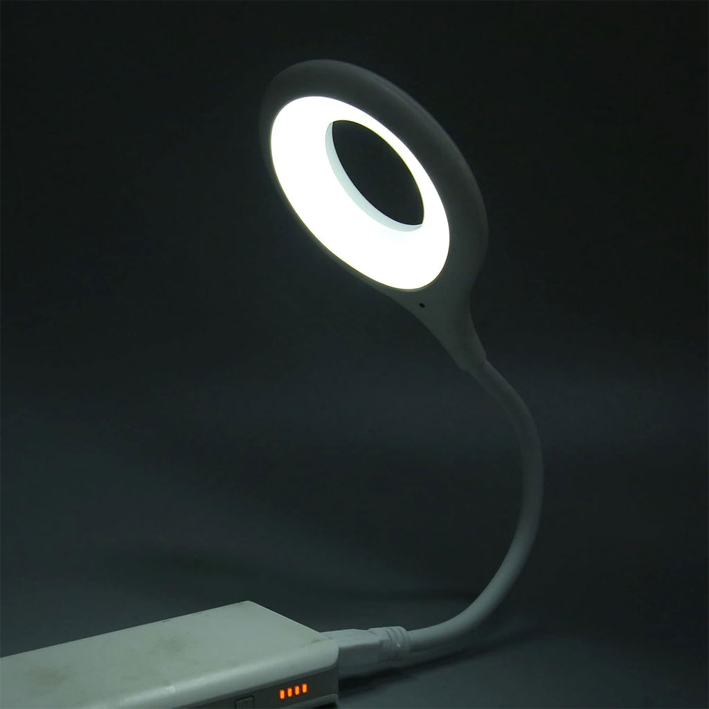Voice-Controlled USB LED Reading Lamp