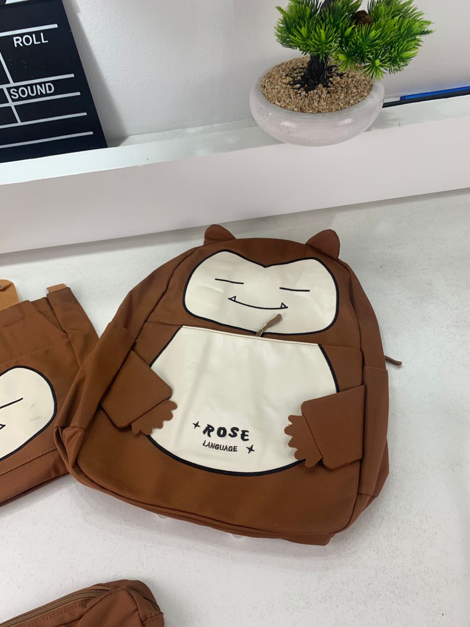 Ensemble de sacs Snorlax 3 pièces marron