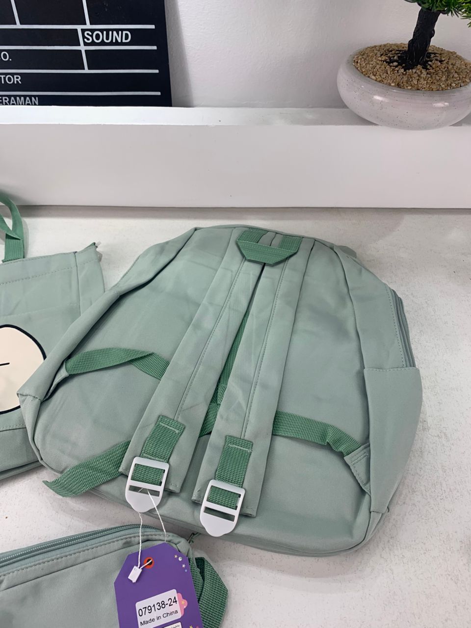 Ensemble de 3 sacs Snorlax vert
