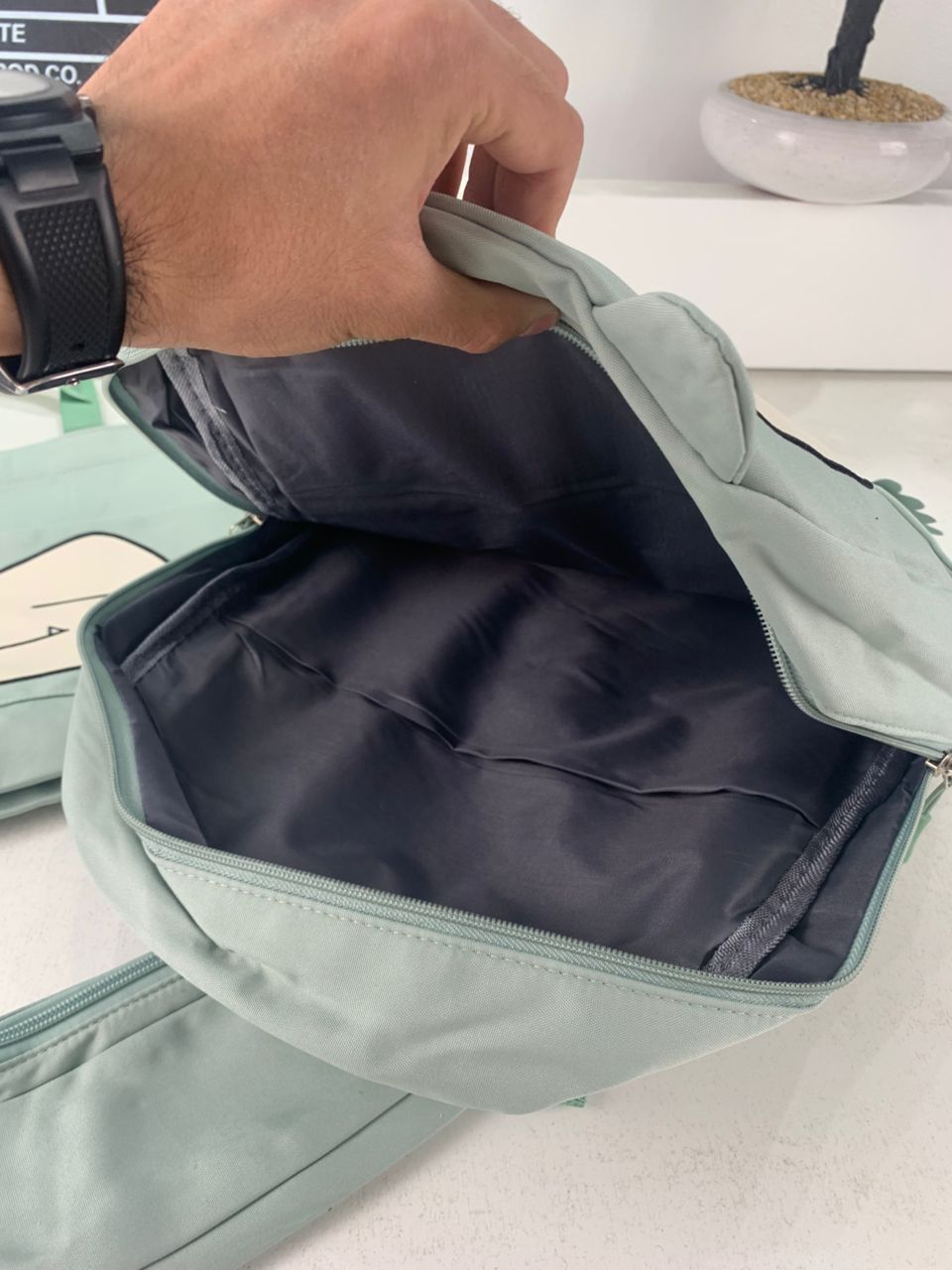 Ensemble de 3 sacs Snorlax vert