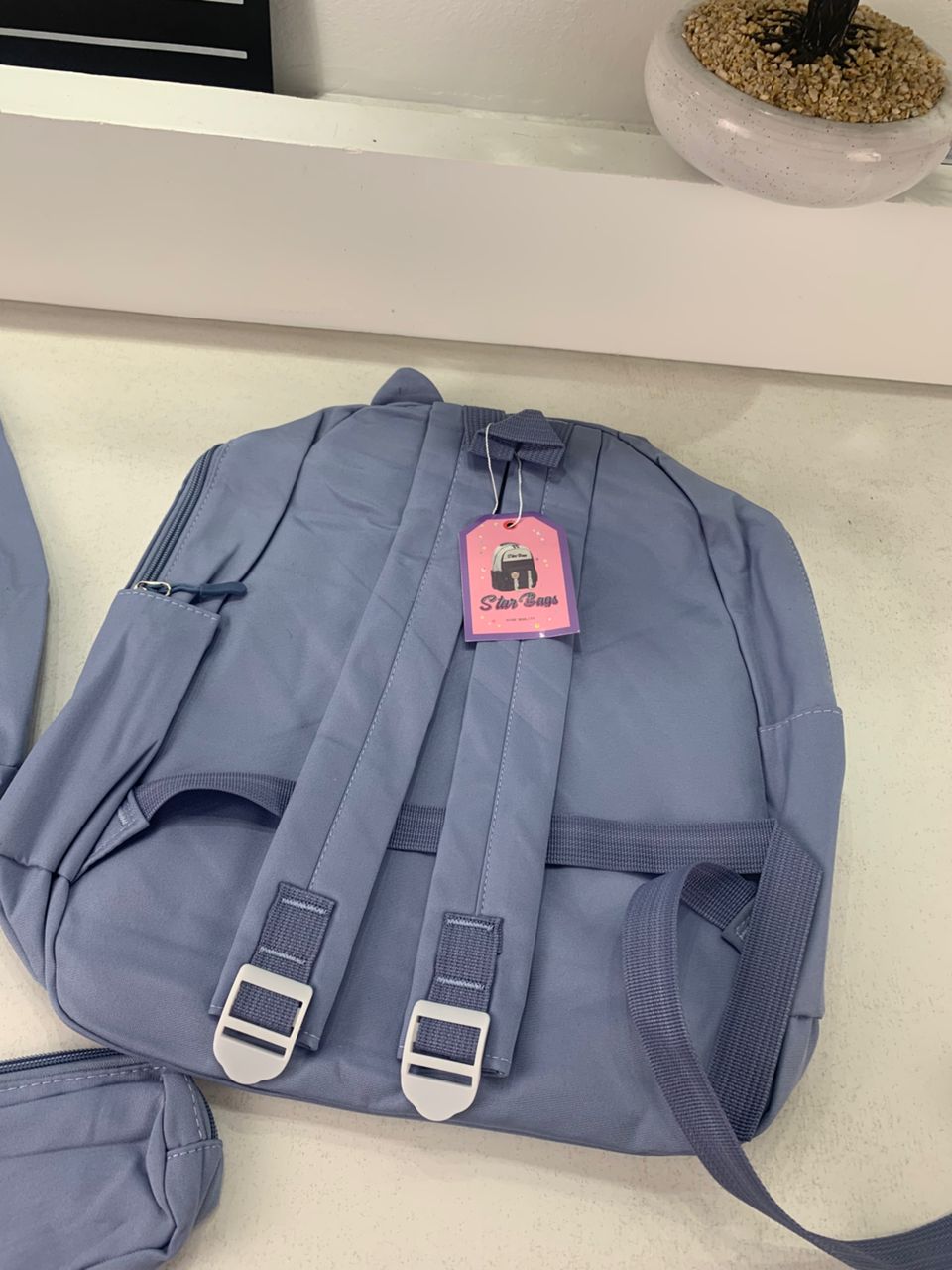 Snorlax 3-piece bag set, blue
