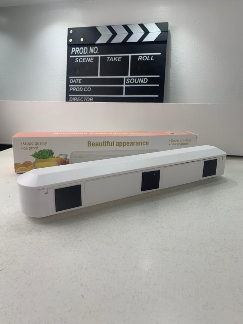 Kitchen plastic wrap dispenser